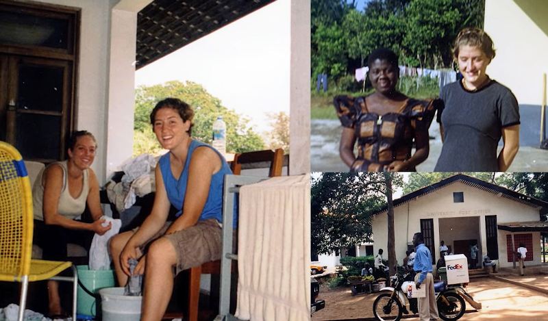 Christina Hammock Koch in Ghana, West Africa