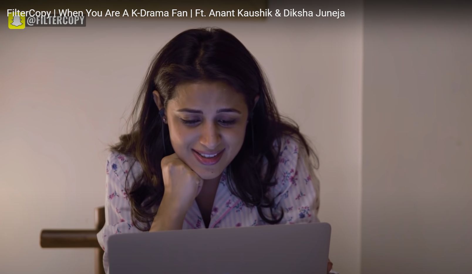 Diksha Juneja in a Filter Copy video