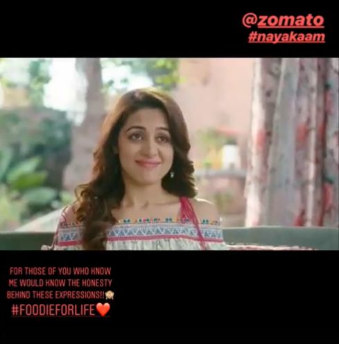 Diksha Juneja in an advertisement for Zomato