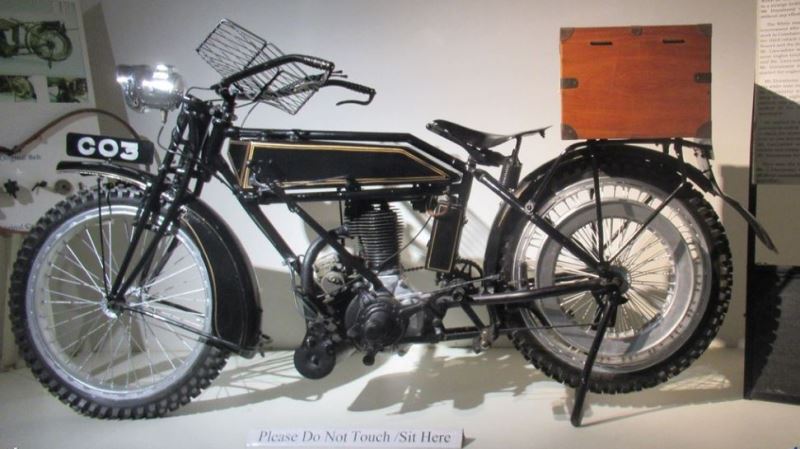 G. D. Naidu's first motorcycle