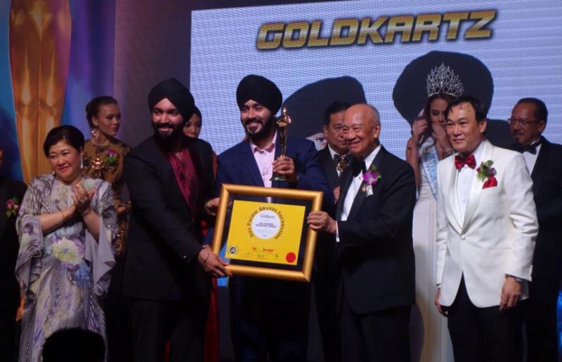 Goldkartz receiving the Brand Laureate Country Branding Award