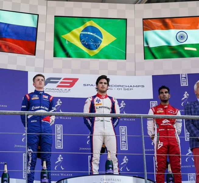 Jehan on 3rd position in FIA Formula 3 in 2019