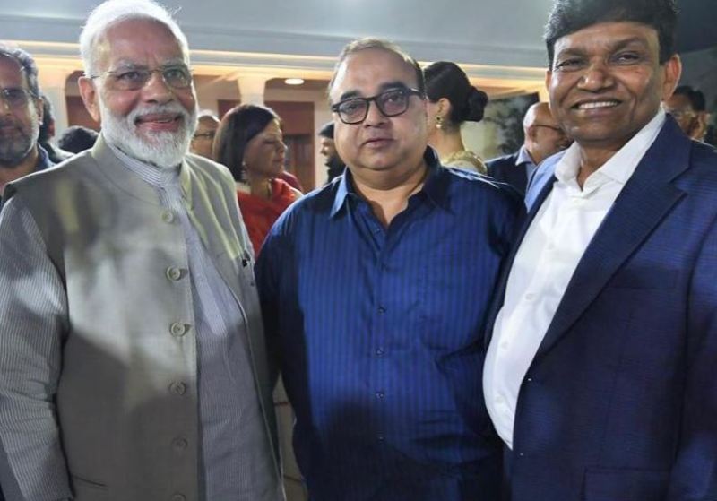 Jyantilal Gada with Narendra Modi