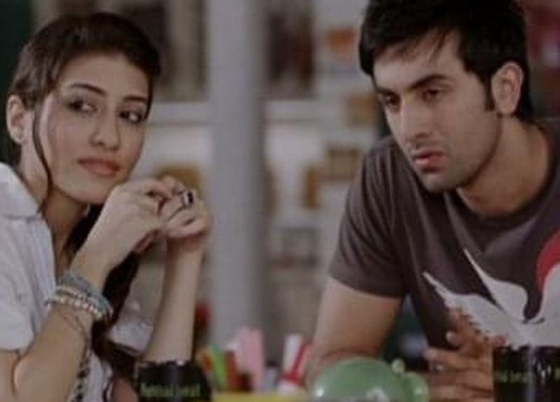Kainaz Motivala as Tanya in a still from the film Wake Up Sid (2009)