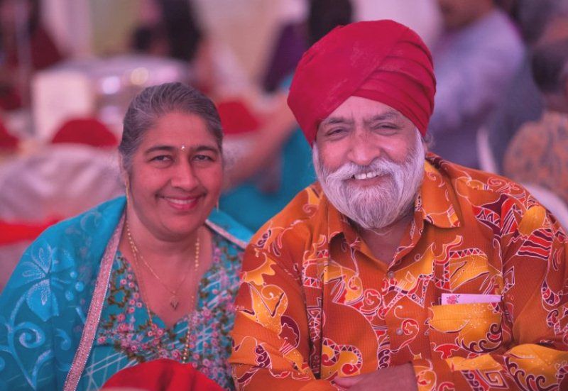 Manjit Singh Gill's parents