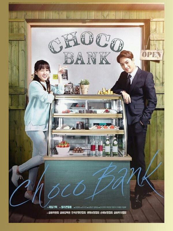 Park Eun-bin on the poster of the web series ‘Choco Bank’ in 2016