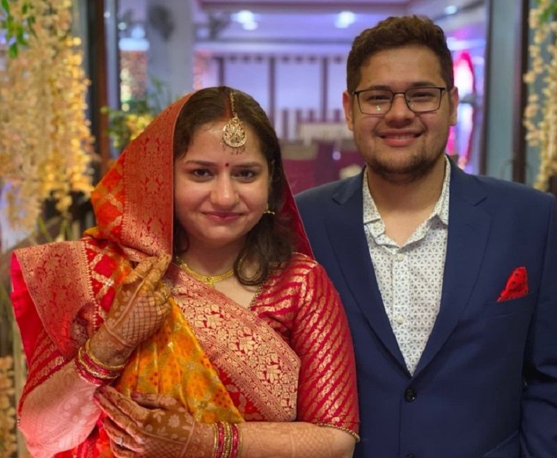 Shashwat Chaturvedi with his sister