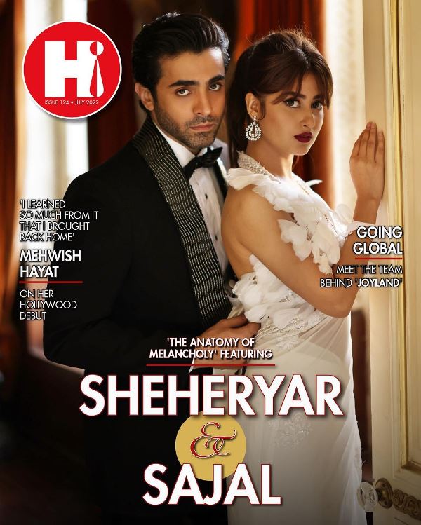 Sheheryar Munawar on the cover of Hello Pakistan magazine