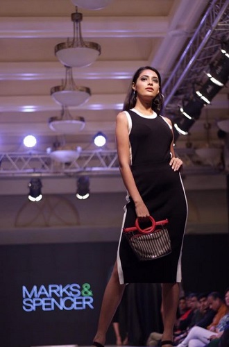 Shreya Poonja in a fashion show