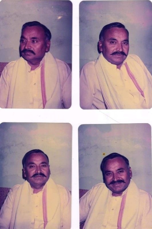 A collage of photos of Hari Shankar Tiwari