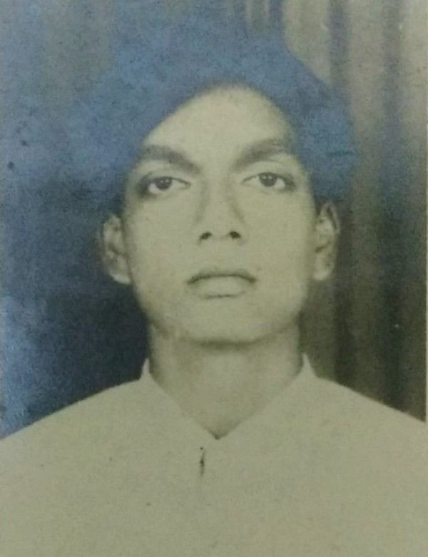 A photo of Chandra Shekhar Dutta in his 20s
