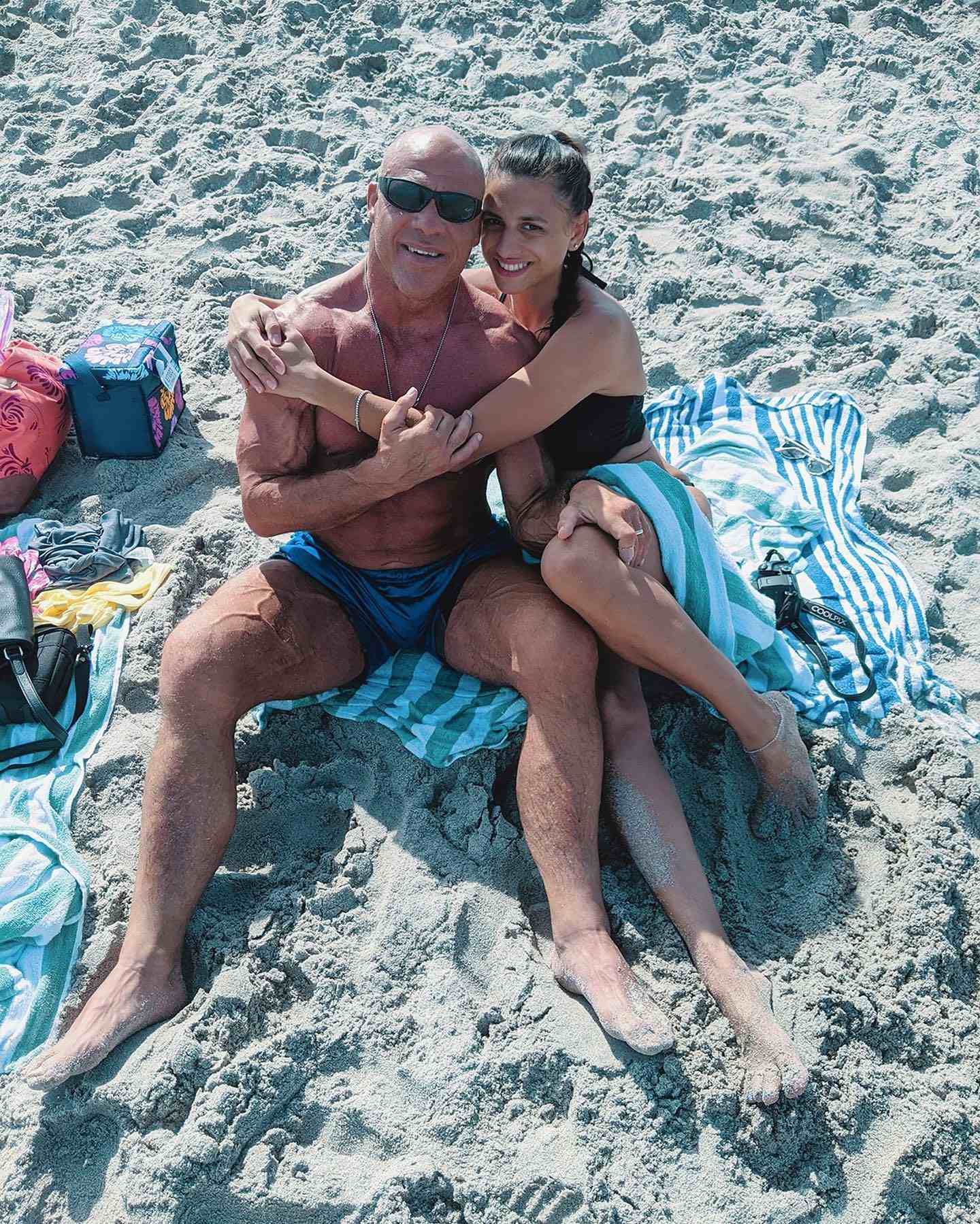 A photo of Giovanna Yannotti with her husband, Kurt Angle