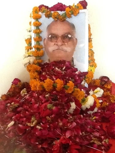 A picture of Atul Agrawal's father