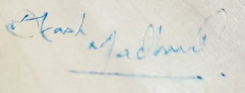 Akash Madhwal's signature