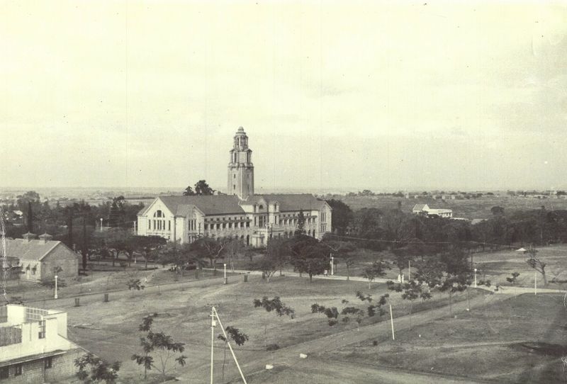 An old photo of the Indian Institute of Science