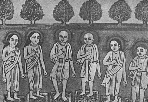 Chaitanya Mahaprabhu's six Goswamis