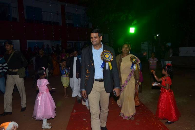 Chhavi Ranjan during a function of a school