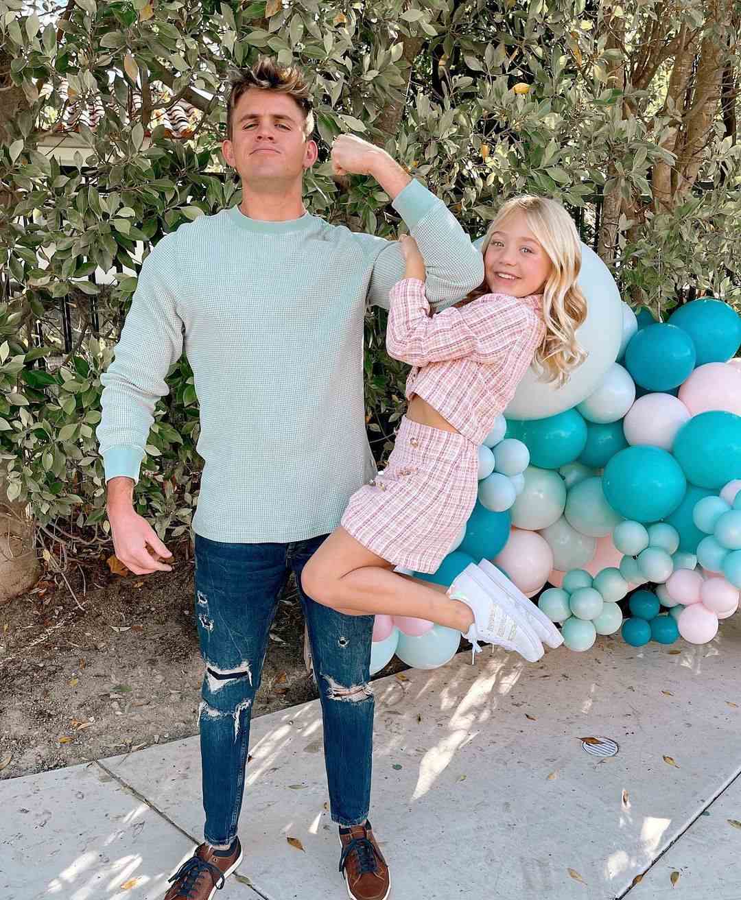 Cole LaBrant with his step daughter, Everleigh Rose LaBrant