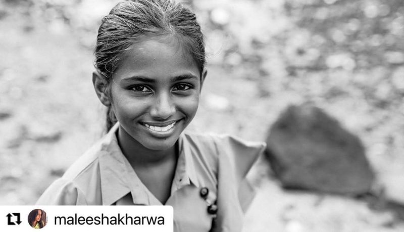 Maleesha Kharwa's first photo shoot