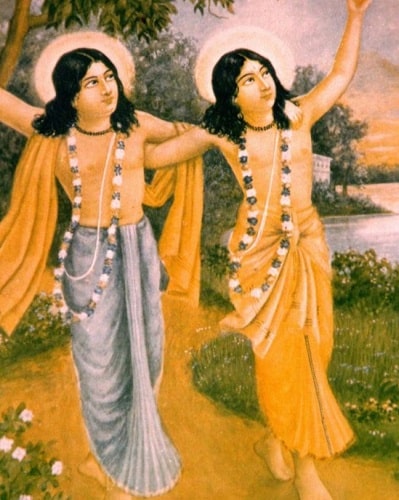 Nityananda and Chaitanya Mahaprabhu