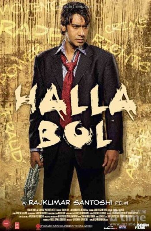 Poster of the film Halla Bol (2008)