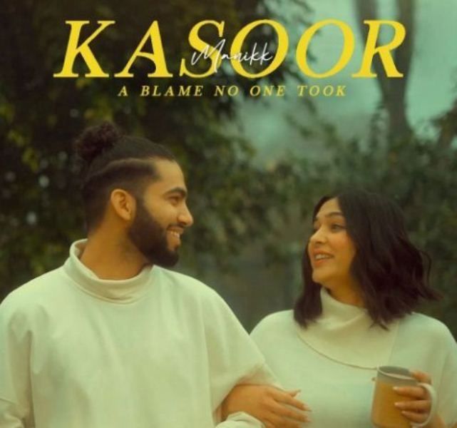 Poster of the music video 'Kasoor'