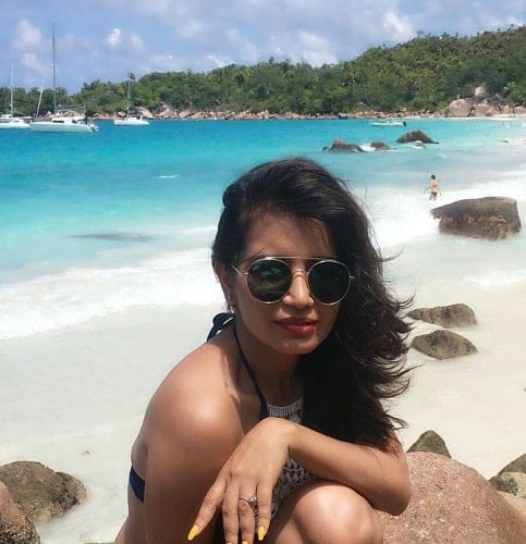 Priya Ahuja during her vacation