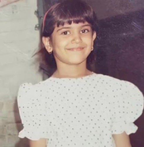 Priya Ahuja's childhood photo