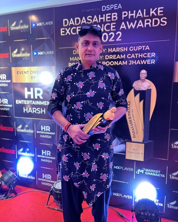 Sanjeev Tyagi received Dadasaheb Phalke Excellence Award 2022