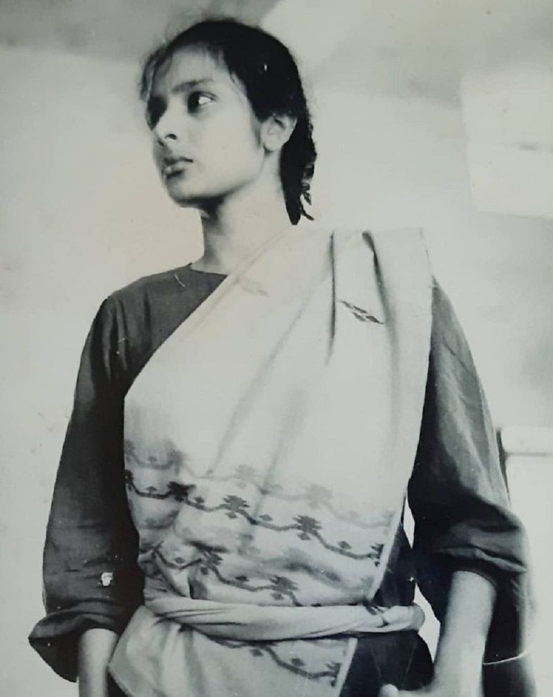 Sonal Jha as a youngster