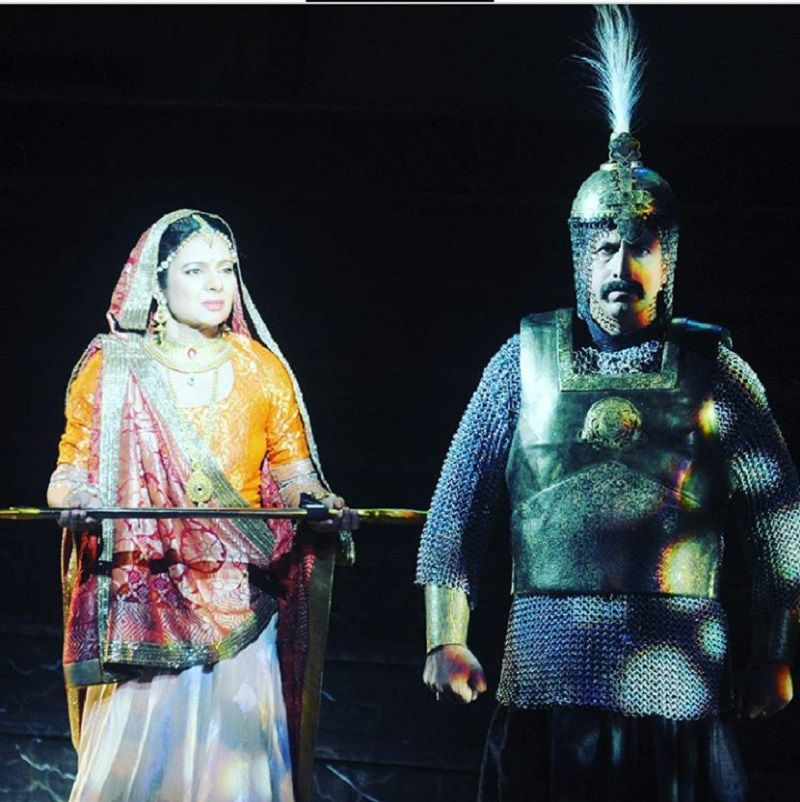Sonal Jha in the play 'Mughal-e-Azam'