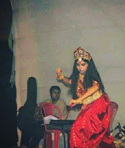 Suchandra Dasgupta performing at an event