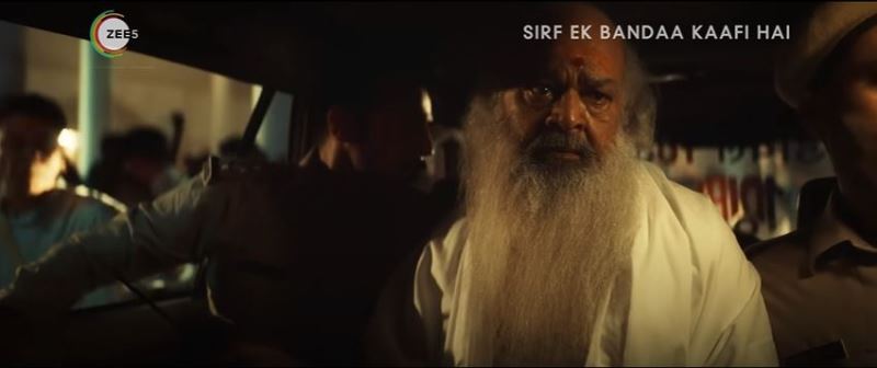 Surya Mohan Kulshreshtha in a still from the 2023 Hindi film 'Sirf Ek Bandaa Kaafi Hai'