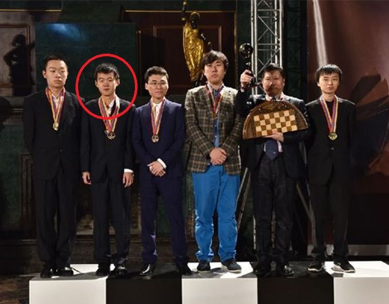 The Chinese team after winning World Team Championship 2015