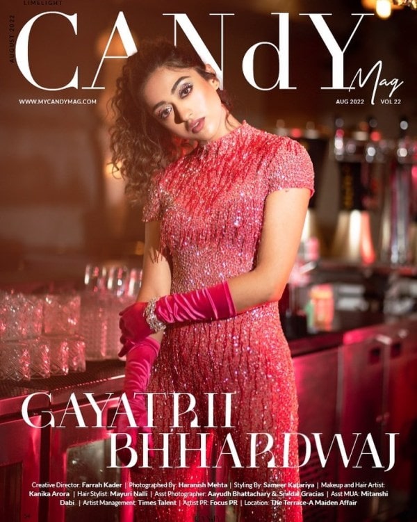 A photo of Gayatri Bhardwaj on the cover of the Candy Mag
