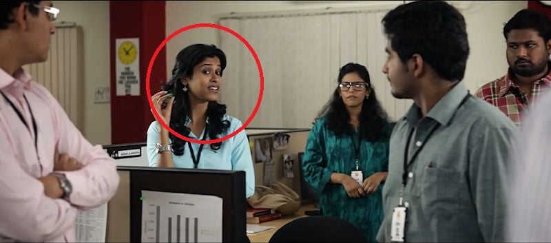 Adithi Kalkunte in the film 'Software Hardware Kya Yaaron' (2012) as Nidhi
