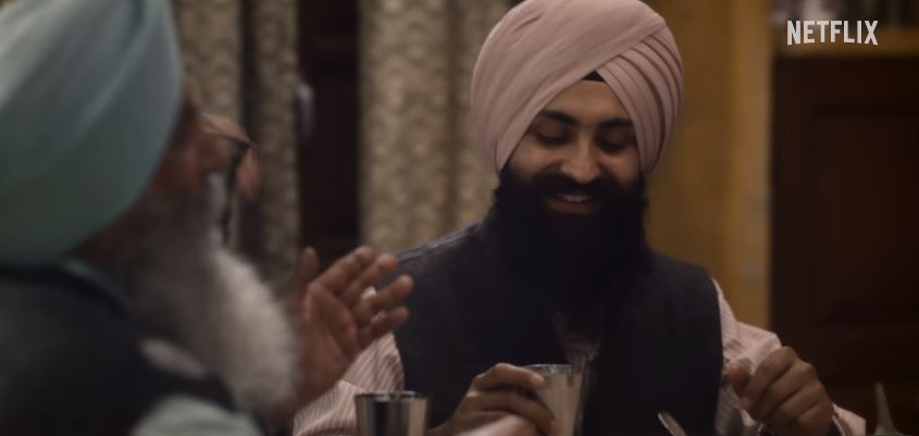 Apinderdeep Singh in a still from Netflix's 2021 film 'Jogi'