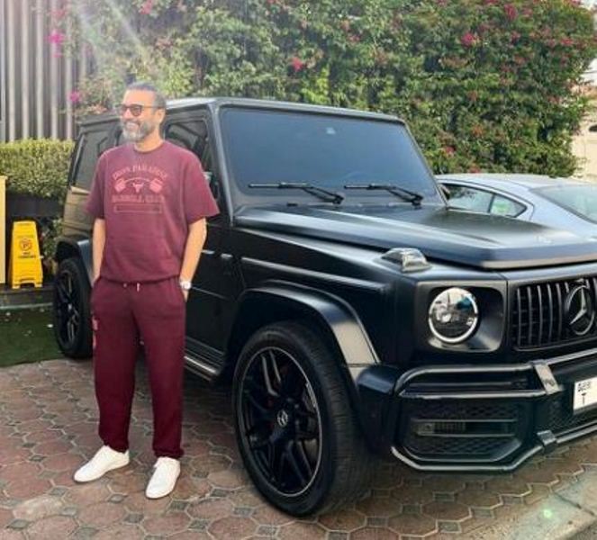 Ashesh Sajnani with his Mercedes-Benz G-Class