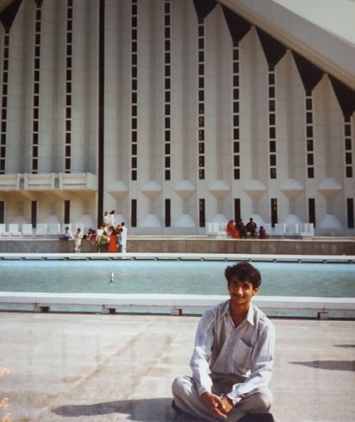 Azhar Iqbal during his teens
