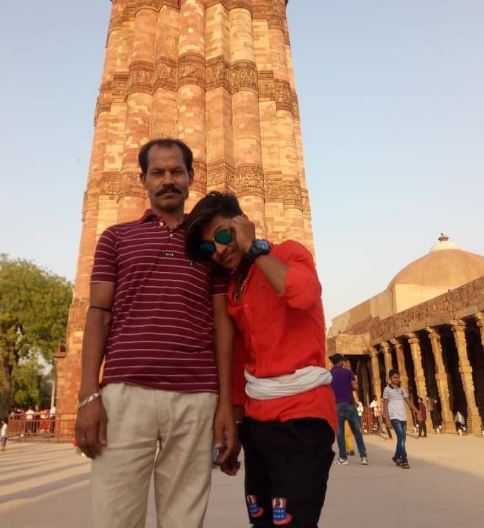 Babul Bihari with his father