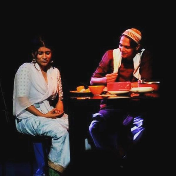 Deeksha Joshi while performing 'Dream of Hare Sandal' at Ouroboros Art Hub theatre in Ahmedabad, Gujarat