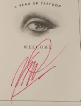 Kat Von D's signature