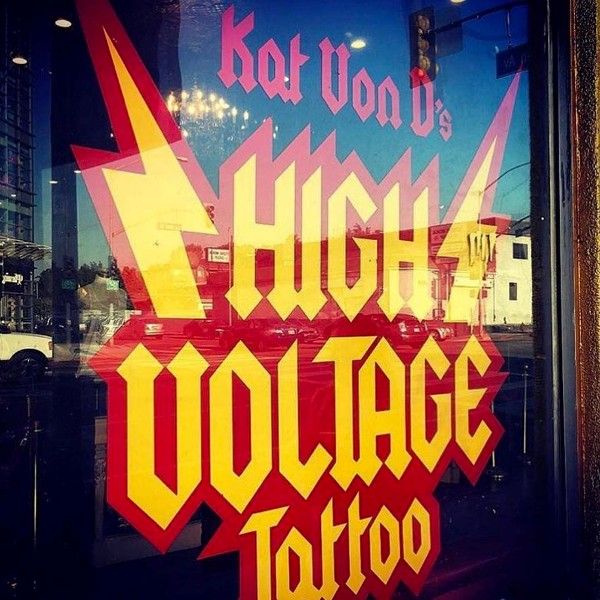 Kat Von D's tattoo shop, High Voltage Tattoo