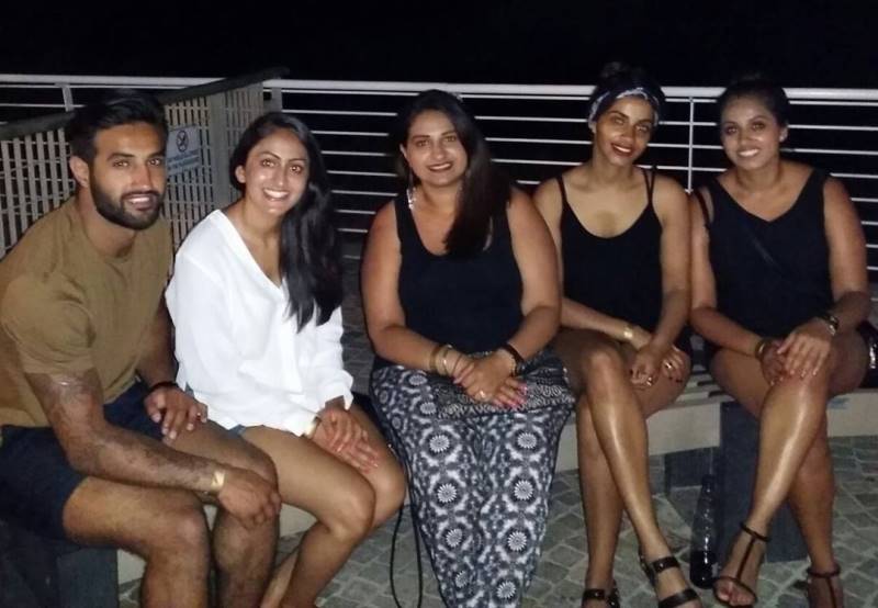 Mandip Gill with her siblings