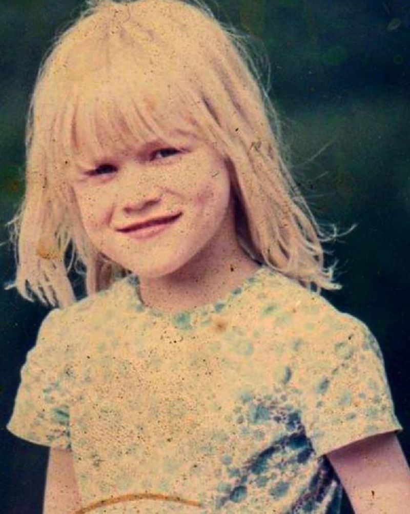 Naomi Watts as a child
