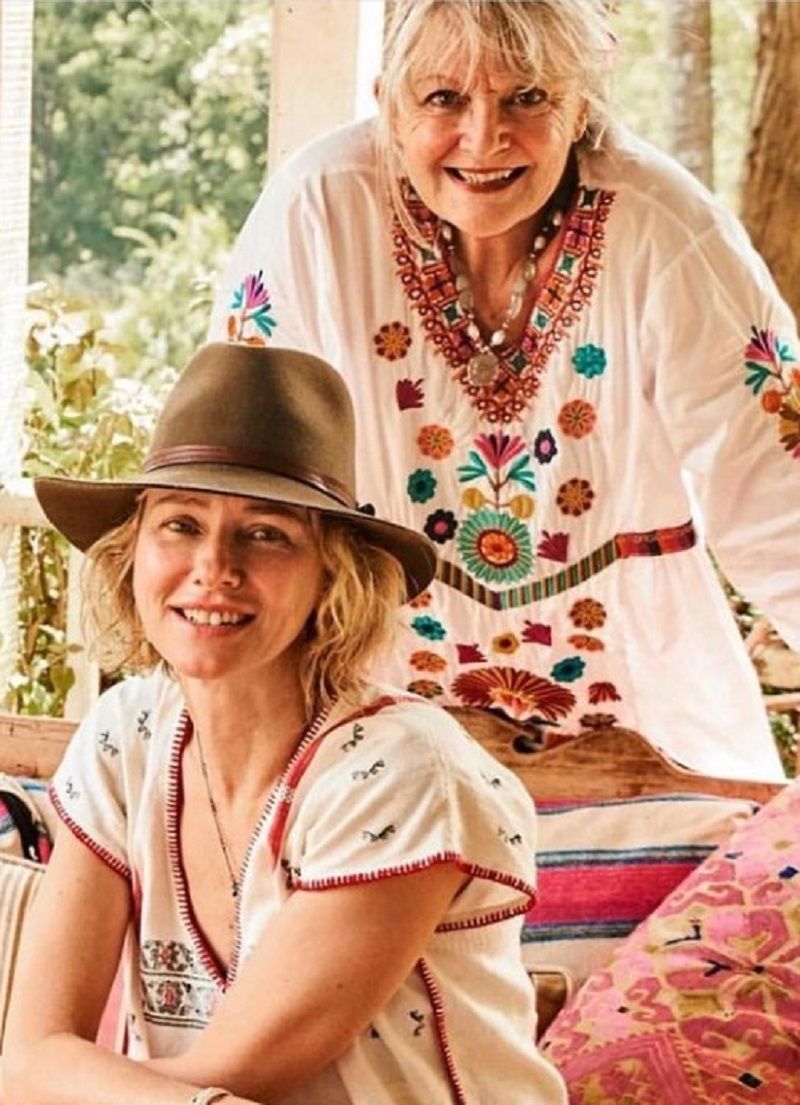 Naomi Watts with her mother