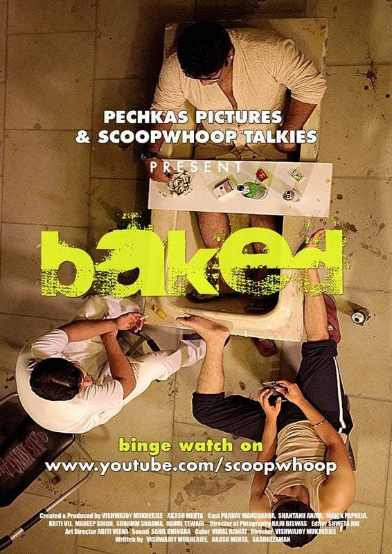 Poster of 2015 Hindi web series 'Baked'