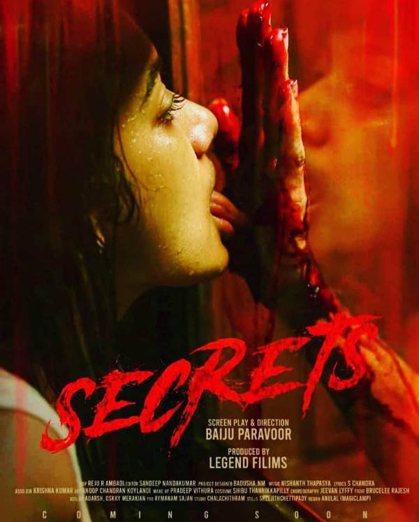 Poster of Baiju Paravoor's debut directorial film, Secrets