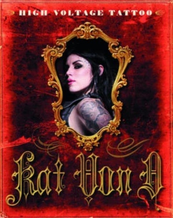 Cover of Kat Von D's book, High Voltage Tattoo