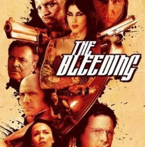 Poster of Kat Von D's debut film, The Bleeding